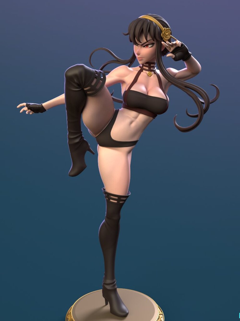 Yor Forger from Spy x Family, bikini Resin Statue Part Kit